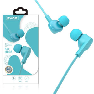 Auricular Cascos Con Micrófono BWOO HF-25 Azul