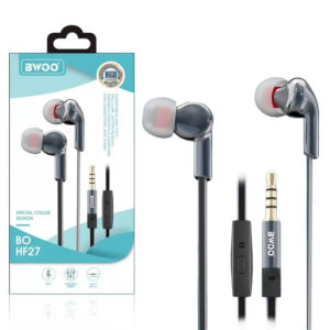 Auricular Cascos Con Micrófono BWOO HF-27 Cromado