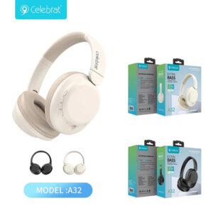 Auriculares Bluetooth Celebrat A32 Diadema 2-Colores