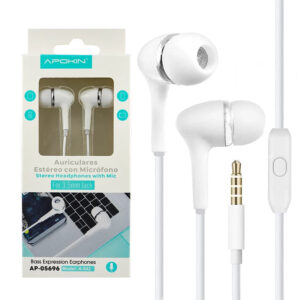Auriculares con Micrófono APOKIN S6 - 2 Colores