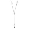 Cable Audio Lightning a Doble Minijack 3.5mm