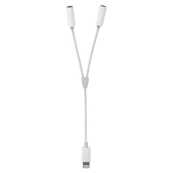 Cable Audio Lightning a Doble Minijack 3.5mm