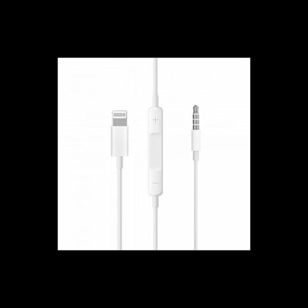 Cable Audio Lightning a Jack 3.5mm Macho con Control de Volumen