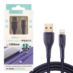 cable-lightning-a-usb-30-1metro-12w-24a-morado.jpg Cable Lightning a USB 3.0 1Metro 12W 2.4A Morado