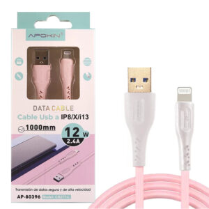 cable-lightning-a-usb-30-1metro-12w-24a-rosa.jpg Cable Lightning a USB 3.0 1Metro 12W 2.4A Rosa