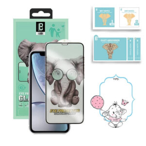 Cristal templado Anti Blue-Light Protección Ojos iPhone XR/ 11 Color Negro